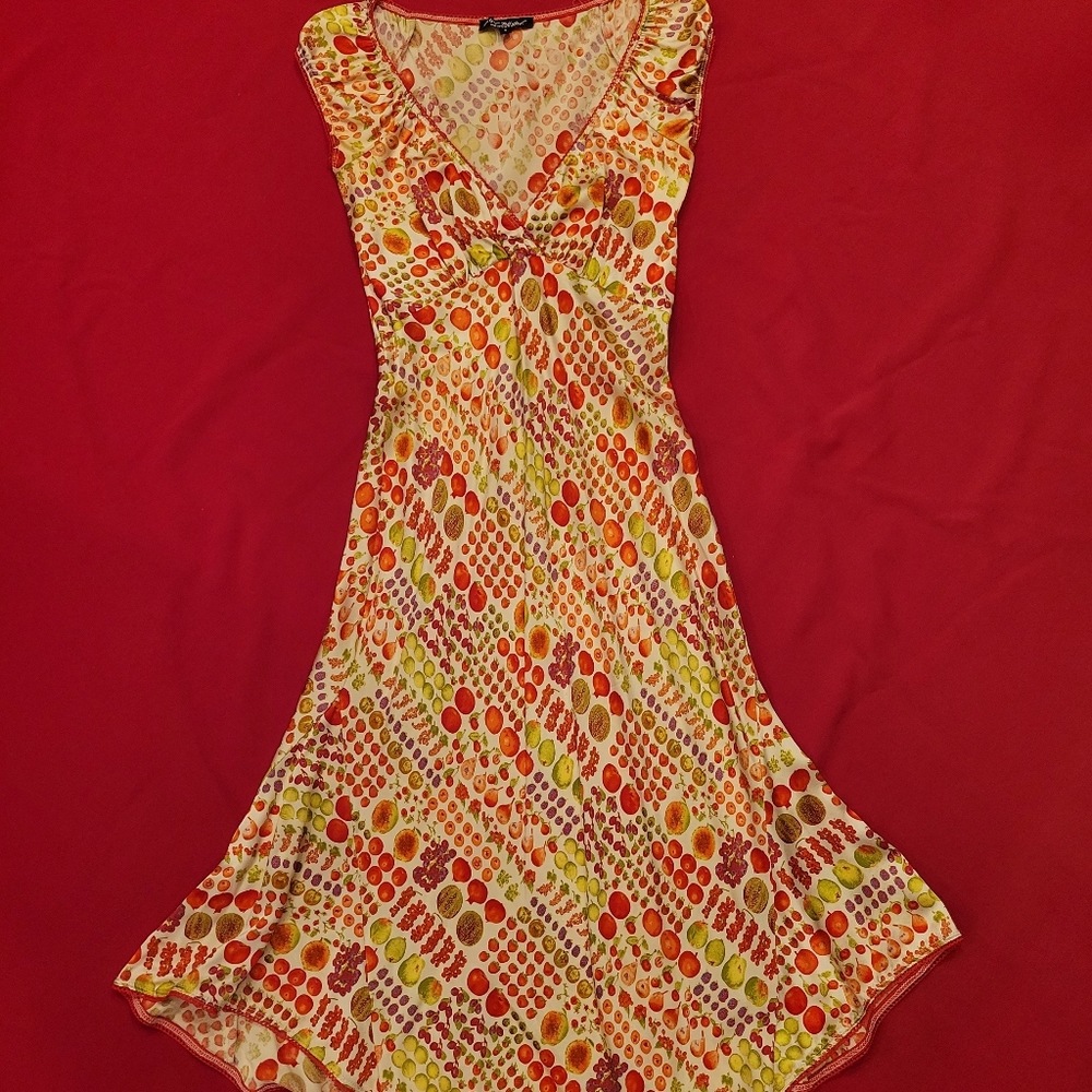 Vintage Betsey Johnson Fruit Dress